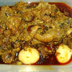 A picture of Ayamase Stew (Ofada).
