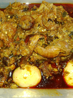 A picture of Ayamase Stew (Ofada).