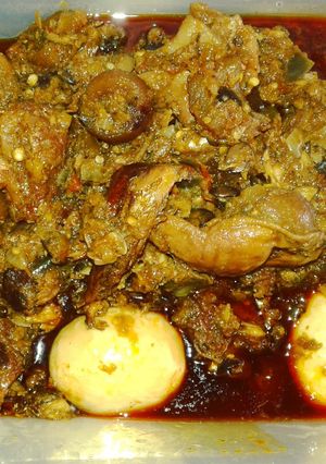 A picture of Ayamase Stew (Ofada).