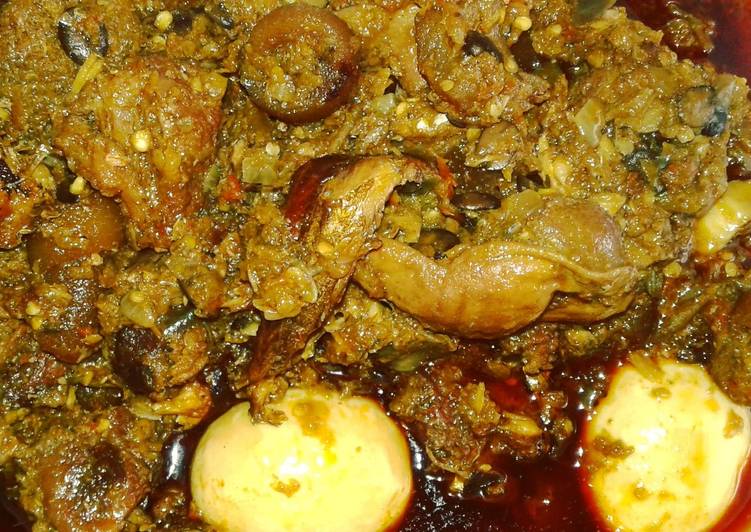 Recipe of Favorite Ayamase Stew (Ofada)