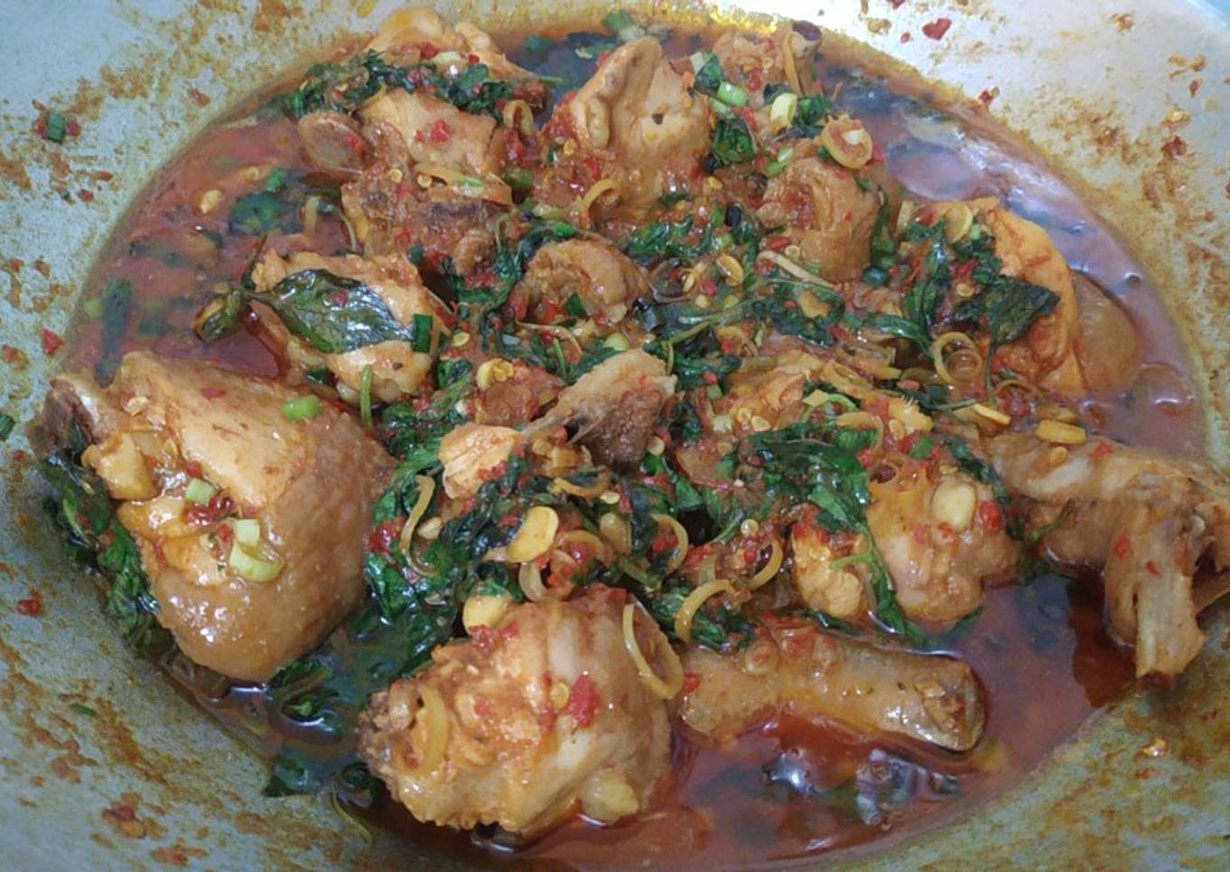 Ayam rica-rica pedas