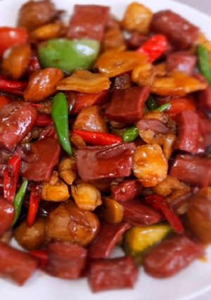 Foto resep Ayam Sosis Bakso Saus Teriyaki