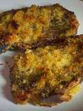 Chuletas crujientes a la mostaza