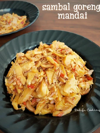 Cara Gampang Menyiapkan Resep 5. Sambal Goreng Mandai (Kulit Cempedak) yang Lezat Sekali Anti Ribet, Lezat Sekali