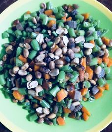 củ cải muối xào