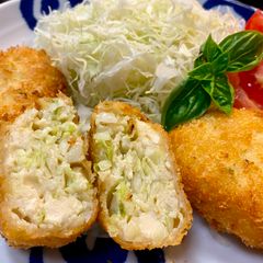 A picture of Tofu Cabbage Cutlet (vegan).
