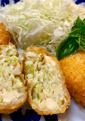 A picture of Tofu Cabbage Cutlet (vegan).