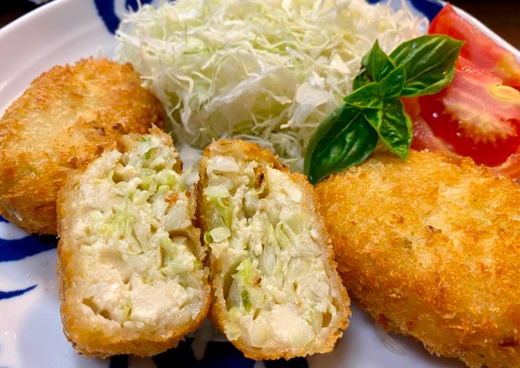 How to Prepare Award-winning Tofu Cabbage Cutlet (vegan)