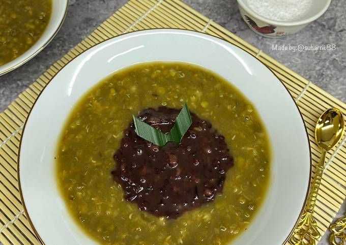 Ini dia! Resep memasak Bubur Kacang Hijau Ketam Hitam  gurih