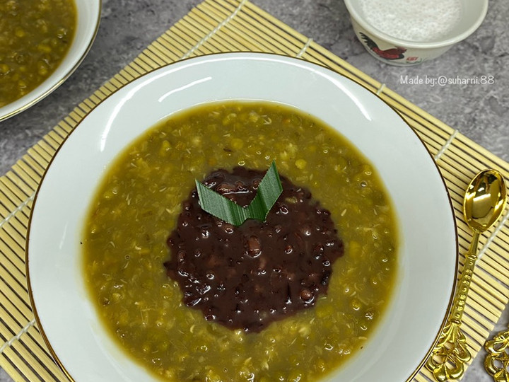 Ini dia! Resep memasak Bubur Kacang Hijau Ketam Hitam  gurih