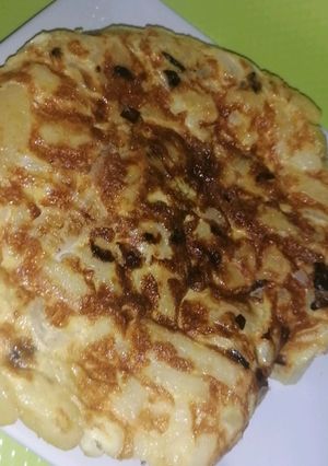 صورة لوصفة التورتيلا الاسبانية 🇪🇸 بشكل صحي 👨‍🍳