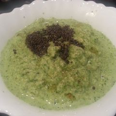 Mint coconut chutney A picture of Mint coconut chutney.