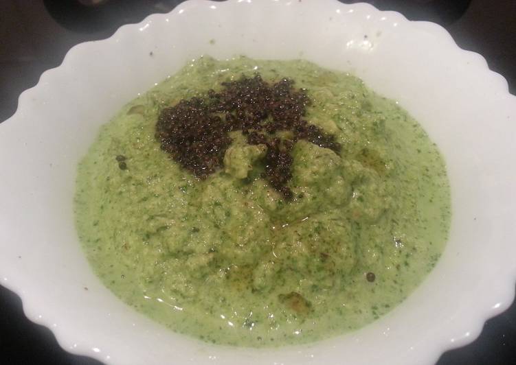 Mint coconut chutney