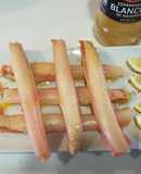 Espárragos rellenos de salmón ahumado