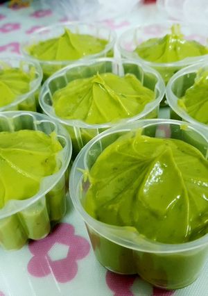 Hình của món Sinh tố bơ.