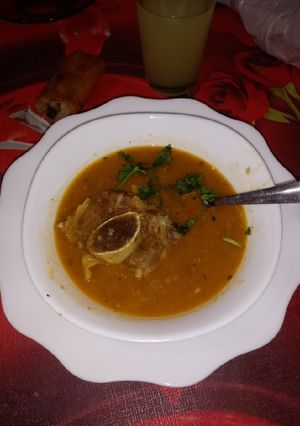 صورة لوصفة شوربة فريك
