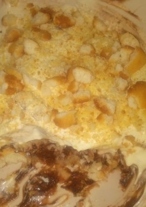 A picture of Milky Way Banana Pudding.