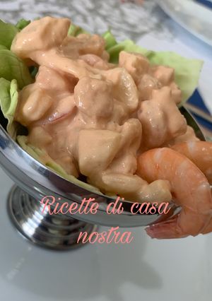 Foto di Gamberetti in salsa rosa
