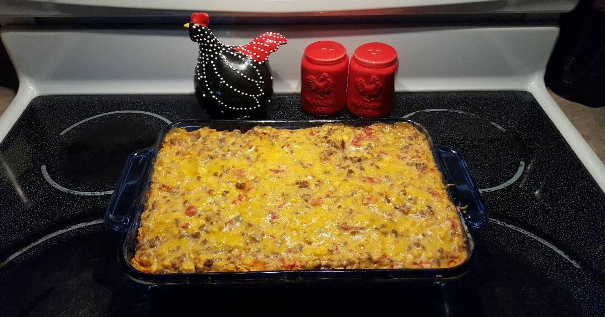 Cheesy Doritos Pie Recipe by Jaclyn - Cookpad