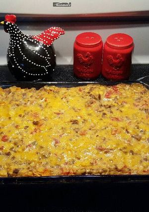 A picture of Cheesy Doritos Pie.