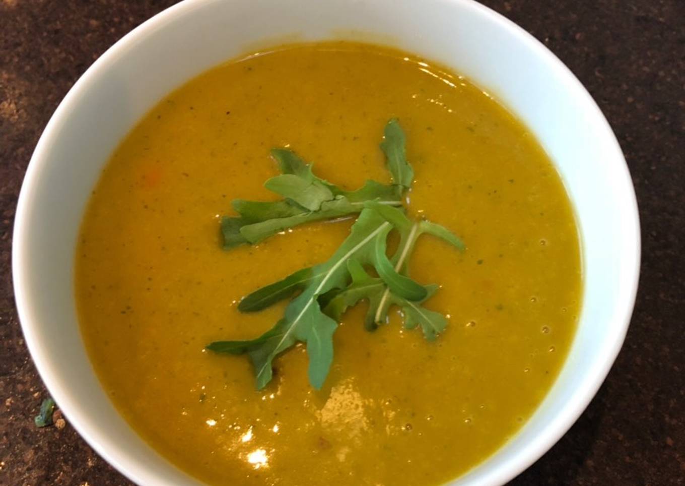 Carrot and coriander soup