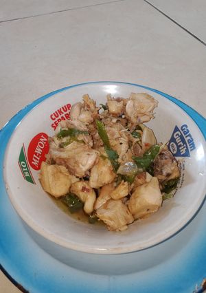 Foto resep Oseng ayam cabe hijau