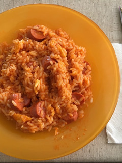 Una foto de Arroz "de tot mesclat" (a la cubana)