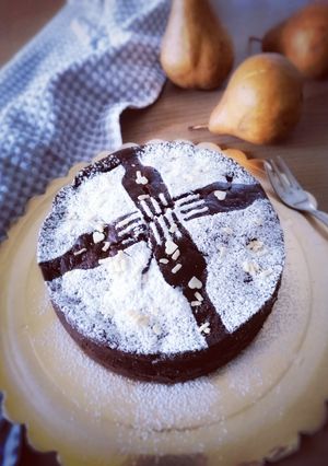 Foto di Torta cioccolato e pere