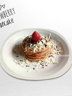 Foto resep Snack MPASI - Strawberry Pancake