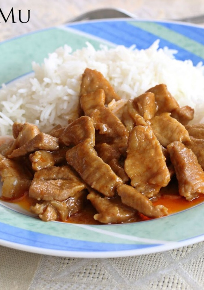 Una foto de Curry Panang con cerdo
