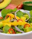 Salada de Laranja e Abacate