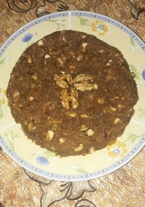 صورة لوصفة كنافة عربية بالخبز المبشور