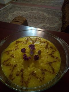 عکسی از دستور شله زرد