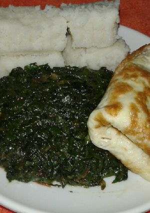 A picture of Mafaki $ spinach.