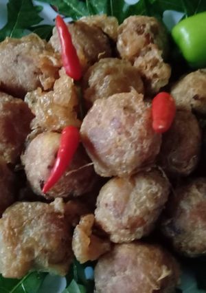 Foto resep "bola bola ranjau"🤭😘👍🏼