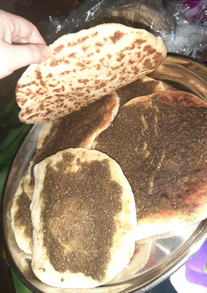 صورة لوصفة مناقيش البيت