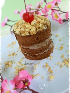 Foto resep Mocca Nougat Cake no sp/bp