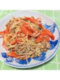 ลาบปูอัดเห็ดเข็มทอง