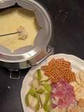 Brie and Blue Cheese Fondue
