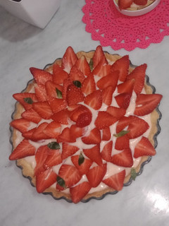 صورة لوصفة تارت بالفراولة 🍓