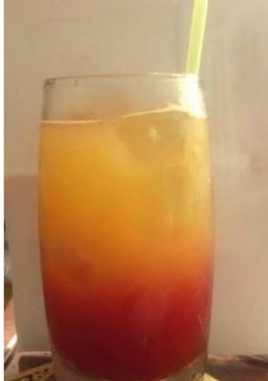 A picture of Sunset drink.
