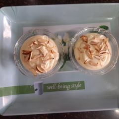 A picture of Kesar Elaichi shrikhand.