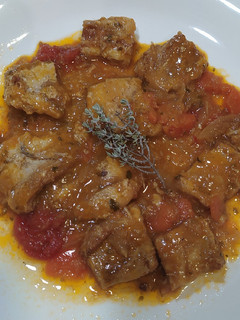 Una foto de Secreto ibérico en escabeche suave de setas