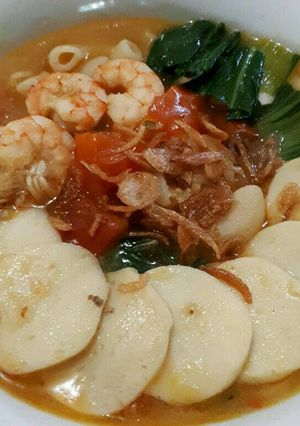 Foto resep Seblak macaroni udang