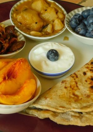 A picture of Multi grain Chapati.