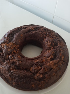 Una foto de Bizcocho de chocolate (receta de bizcocho de yogurt)