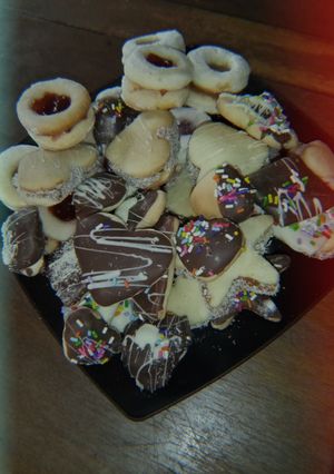 Una foto de Galletitas de limón decoradas