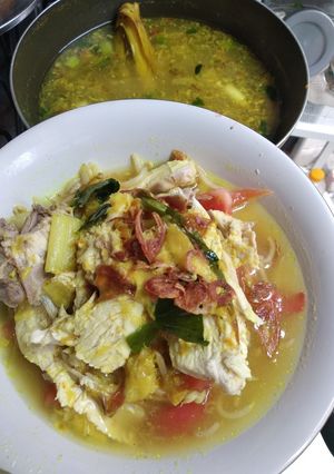 Foto resep Soto ayam kuah bening
