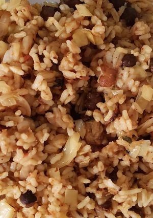 A picture of Mixed veg biryani.