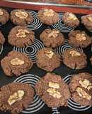 Cookies de almendra, chocolate y coco